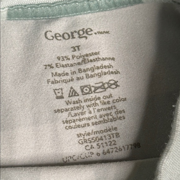 3T boys Bluey set, George checkered set H&M striped shorts - Picture 9 of 9